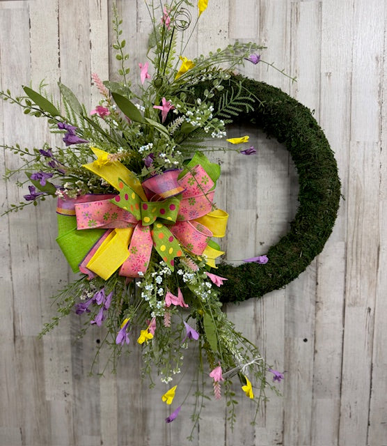 Spring Moss Wreath