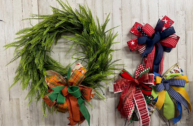 Beaded Grass Interchangeable Bows