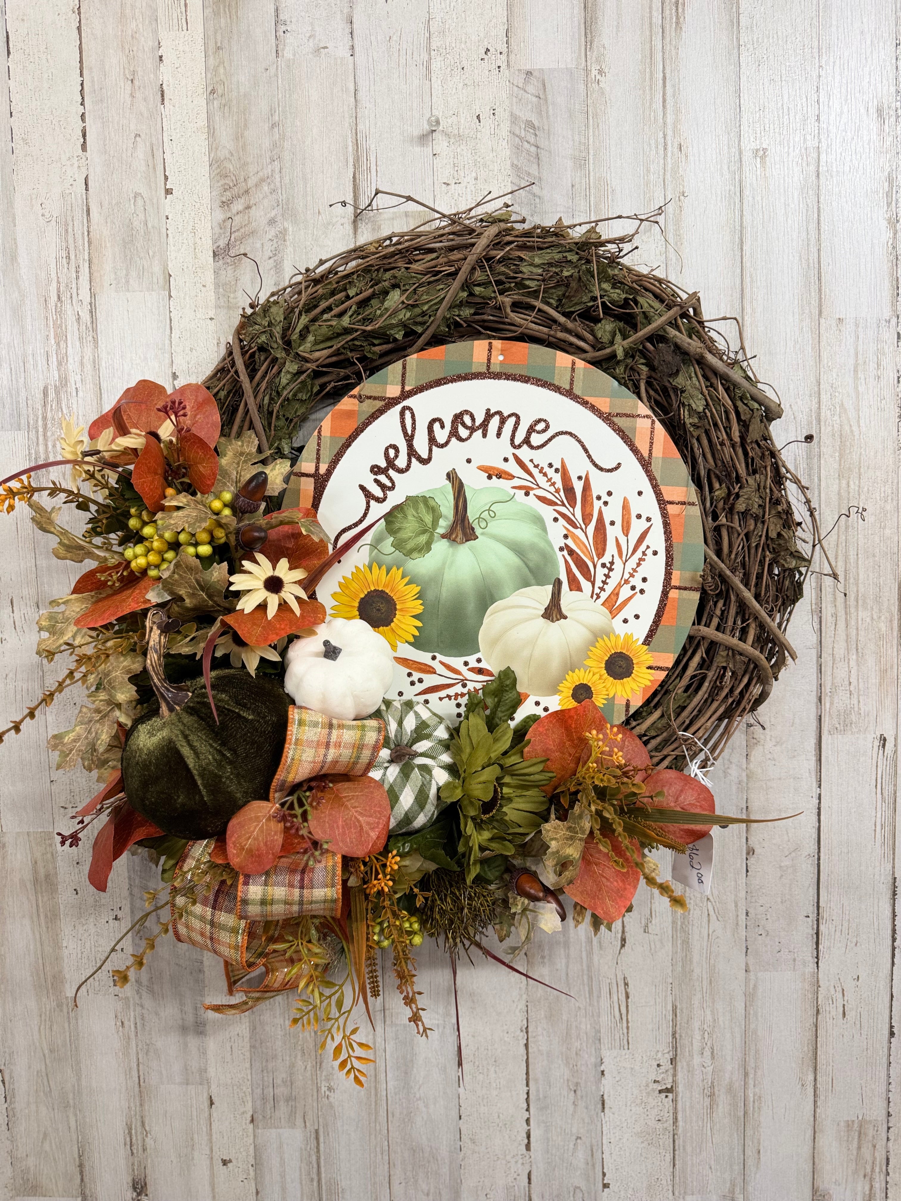 Welcome Green Pumpkin