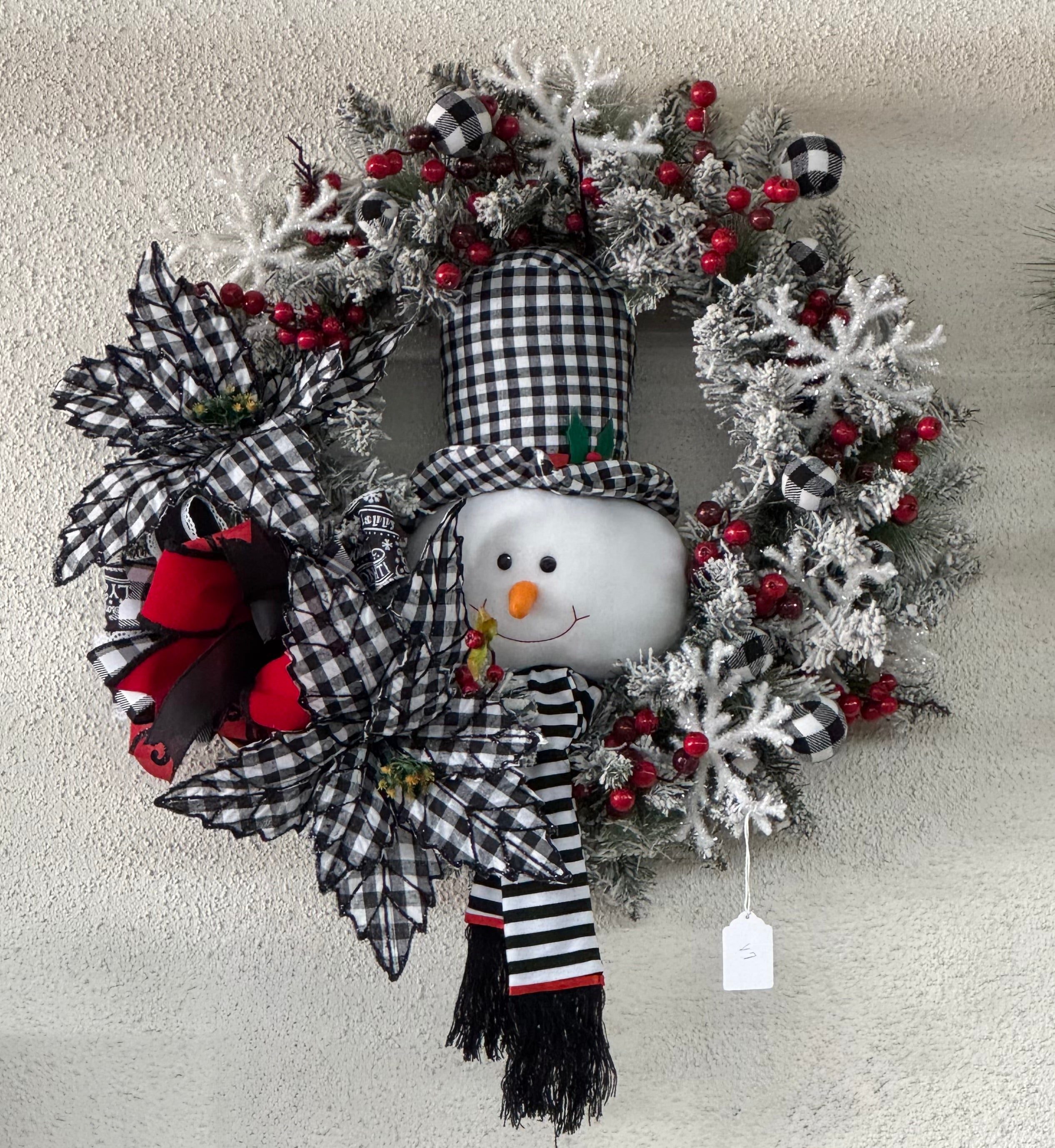 Snowman Wreath